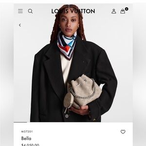 Louis Vuitton Bella bucket bag with attached coin purse